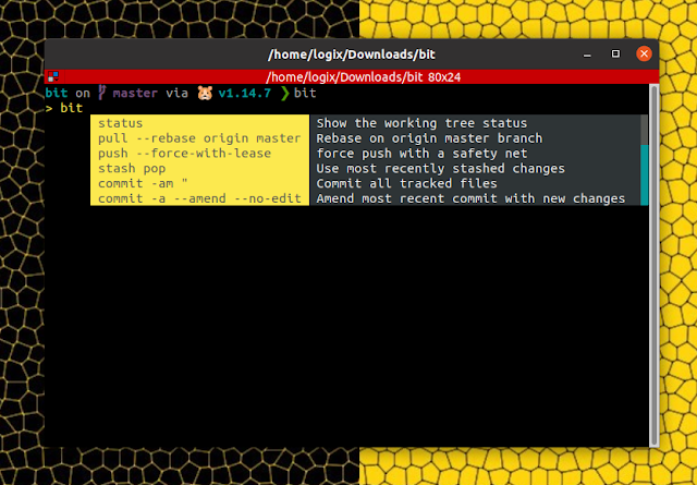 Bit Is A Modern Git CLI With An Interactive Prompt console git 