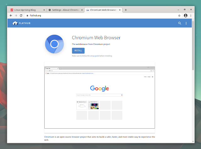 Chromium And Ungoogled Chromium Web Browsers Are Now Available On Flathub chromium flatpak news 
