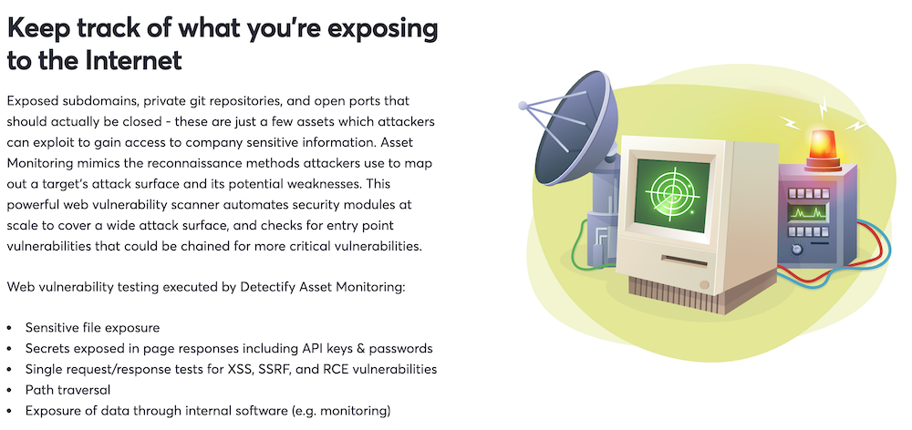 Improve Web Application Security with Detectify Asset Monitoring Security 