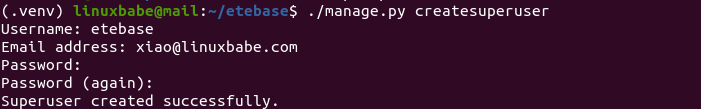 How to Install EteSync 2.0 (Etebase) Server  on Ubuntu EteSync linux ubuntu Ubuntu Server 