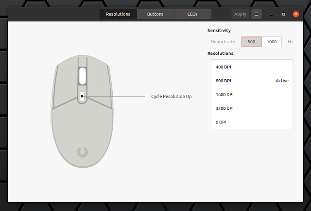 Configure Logitech, Steelseries And Other Gaming Mice On Linux Using Piper Apps 