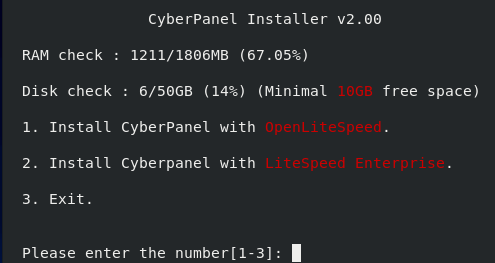 How to install and configure Cyber Panel on CentOS 8 centos linux shell 