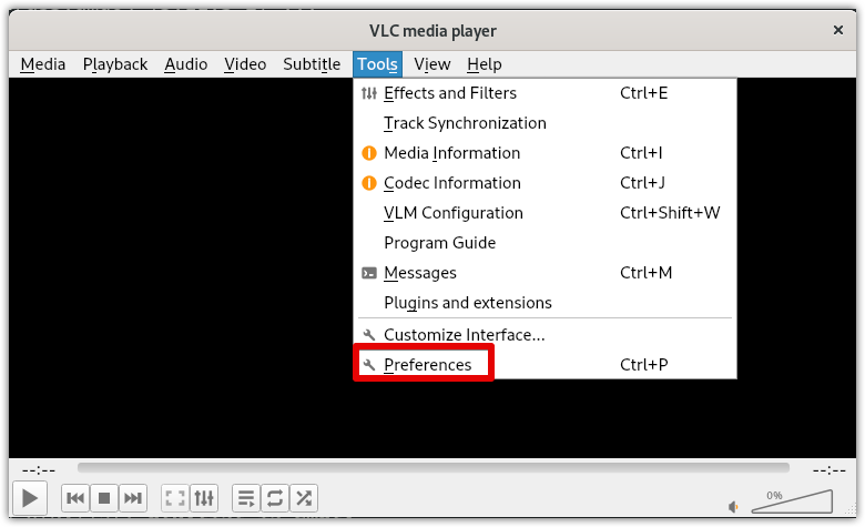 How to Enable Dark Mode in VLC Video Player on Linux linux shell ubuntu vlc VLC dark mode 
