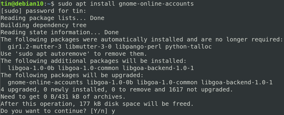 How to Access Google Drive on Debian 10 Debian Desktop linux shell 