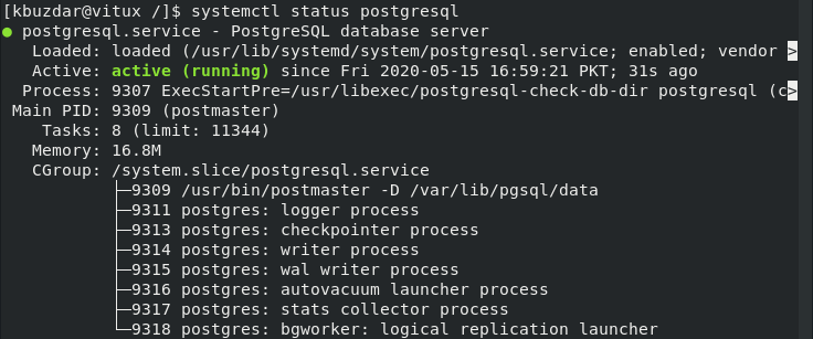 How to install PostgreSQL Database Server CentOS 8 centos linux shell 