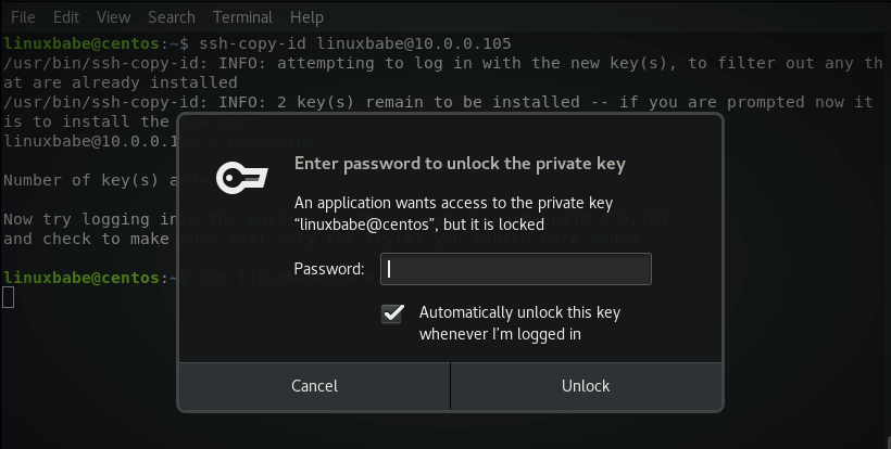 mac ssh server setup with public key