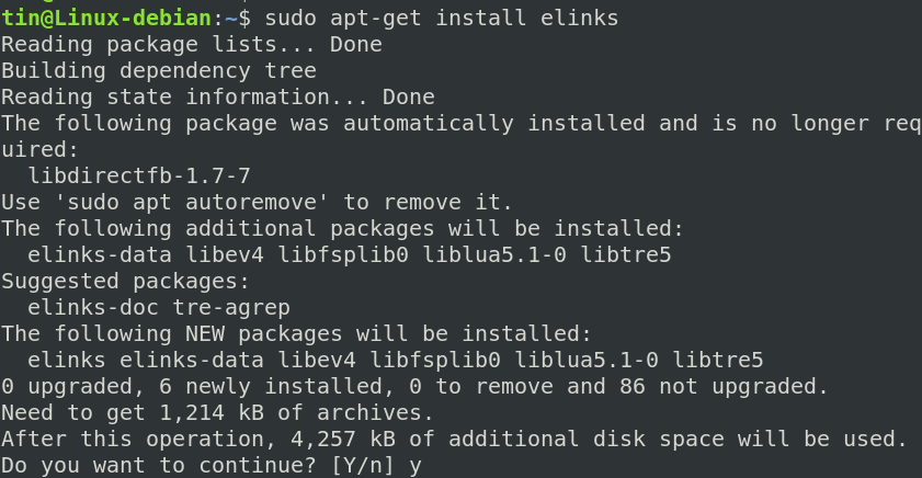 How to browse the internet using Debian Terminal Debian linux shell 