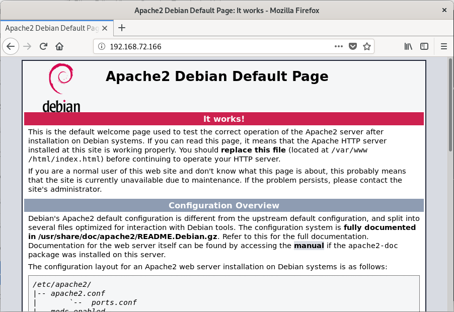 How to Install and Configure Apache Web Server on Debian 10 Debian linux shell 