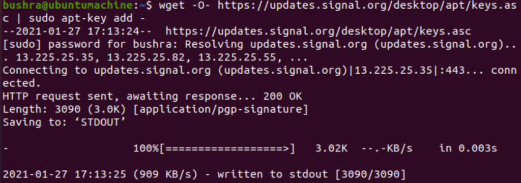 How to install Signal Messaging App on Ubuntu 20.04 linux shell ubuntu 