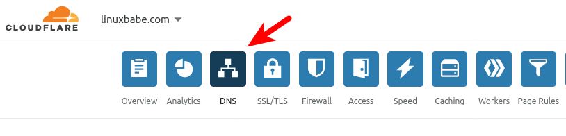 How to Create DNS Records at Cloudflare Linux Server 