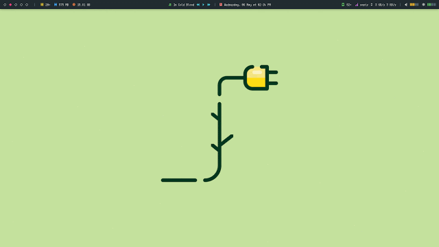 Bwall Is An Animated Battery Wallpaper For Linux (Bash Script) customization Desktop tweaks Wallpaper 