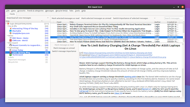 RSS Guard Is A Qt Desktop RSS Feed Reader With Support For Syncing With Feedly, Google Reader API, More Apps news RSS 