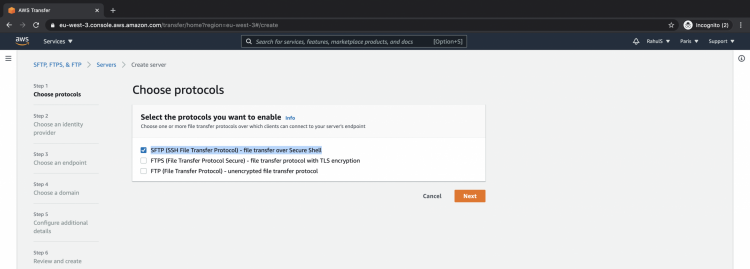 How to create an SFTP-enabled Server on AWS linux 