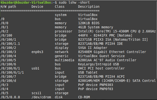 How to Display System and Hardware Details in Linux Mint 20 linux shell 