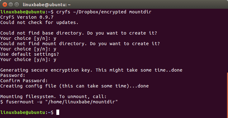 2 Ways to Encrypt Dropbox Files on Ubuntu Desktop & Server CryFS Cryptomator Dropbox ubuntu 