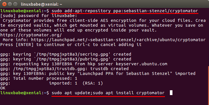 2 Ways to Encrypt Dropbox Files on Ubuntu Desktop & Server CryFS Cryptomator Dropbox ubuntu 