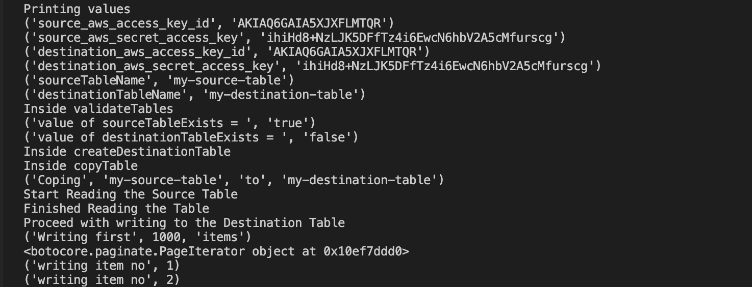 How To Copy Items From One DynamoDB To Another DynamoDB Table Using ...