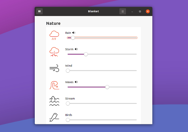 Blanket: Ambient Noise App For Linux That Helps You Stay Focused And Improves Your Productivity (Version 0.4.0 Released) Apps news productivity 