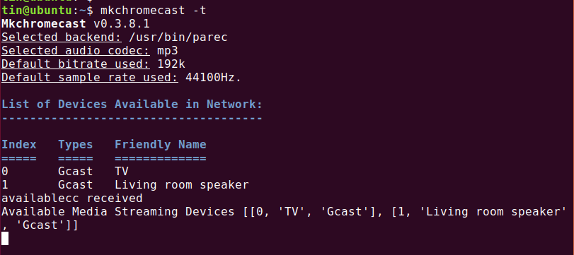 How to Cast Video from Ubuntu to Chromecast Desktop linux shell ubuntu 