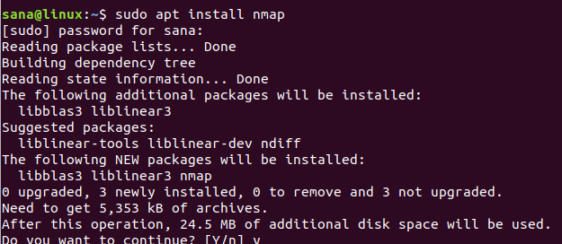 Find Devices Connected to Your Network with nmap Desktop ubuntu 