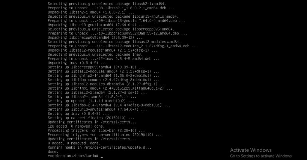How to watch or monitor log files in Debian 10 Debian linux shell 