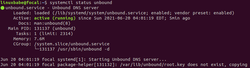 Set Up Unbound DNS Resolver on Ubuntu 20.04 Server linux ubuntu Ubuntu Server 