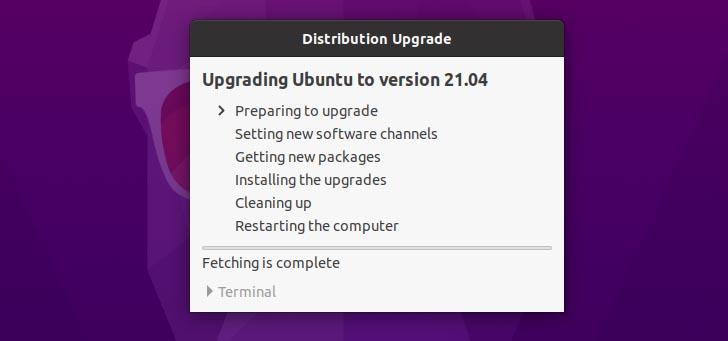 How to Upgrade Ubuntu 20.04 to 21.04 ubuntu 
