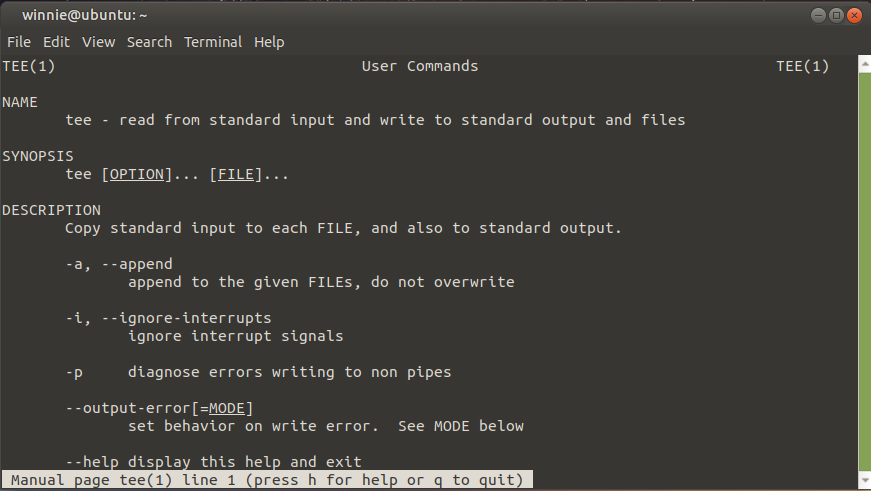 Linux tee command explained (with examples) linux 