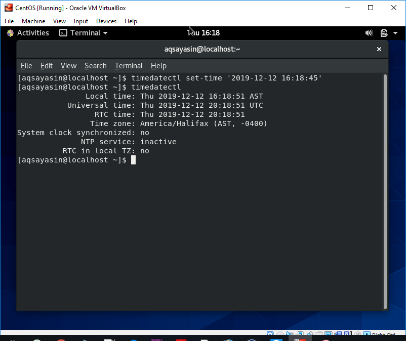 Set Date and Time on CentOS 8 Desktop and Server centos linux shell 