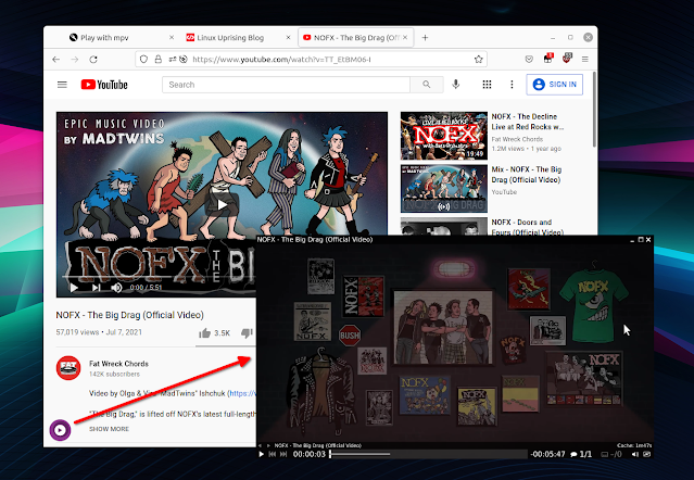 Open YouTube (And More) Videos From Your Web Browser With mpv [Firefox, Chrome] chromium firefox How To tweaks 