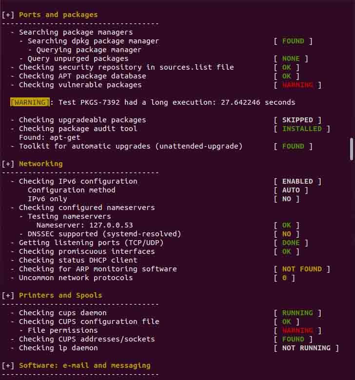 How to use Lynis Linux Security Audit Tool on Ubuntu linux ubuntu 
