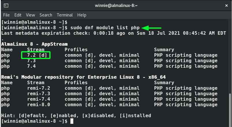 How to install LAMP stack on AlmaLinux 8 centos linux 