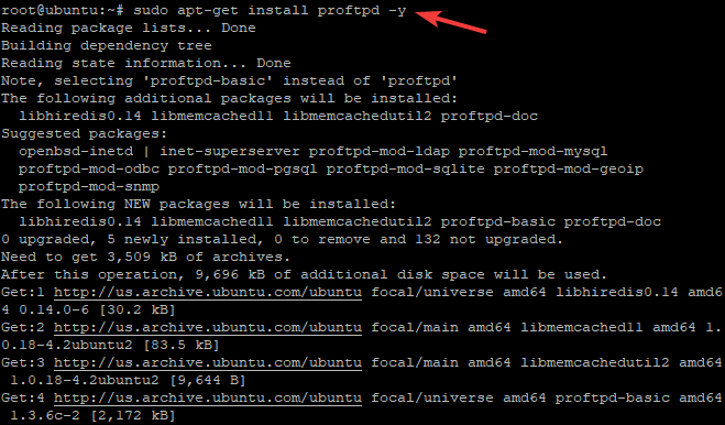 How to Install ProFTPD on Ubuntu 20.04 linux ubuntu 