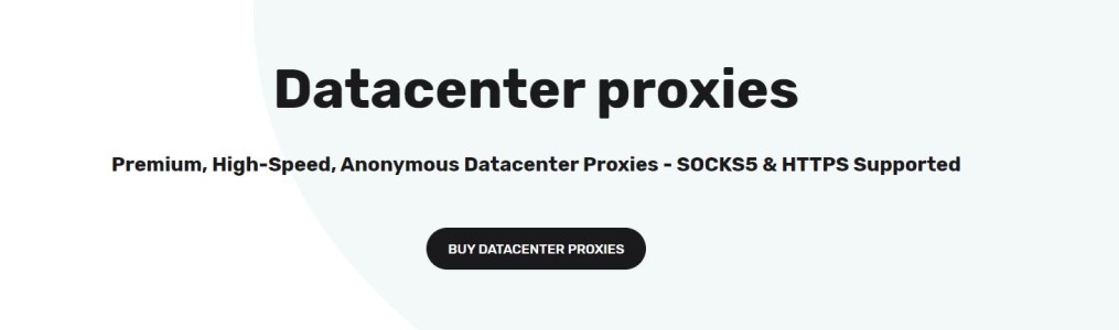5 High-Speed Datacenter Proxy Services for Businesses and Individuals Privacy 