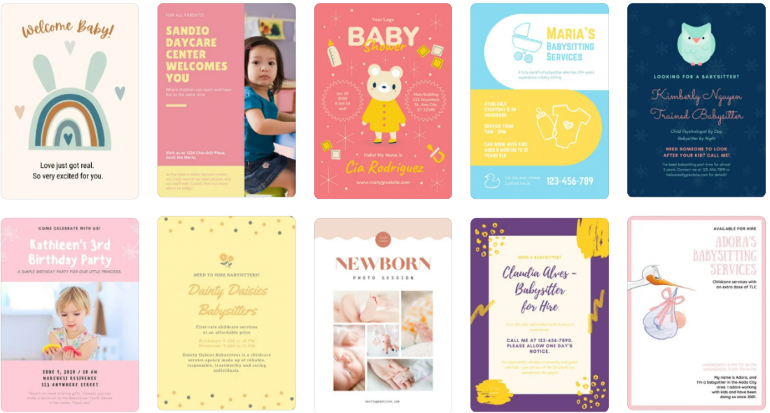 9 Best Design Tools to Create Baby Flyer Design 