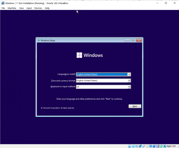 How to Run Windows 11 in Virtual Box Performance windows 