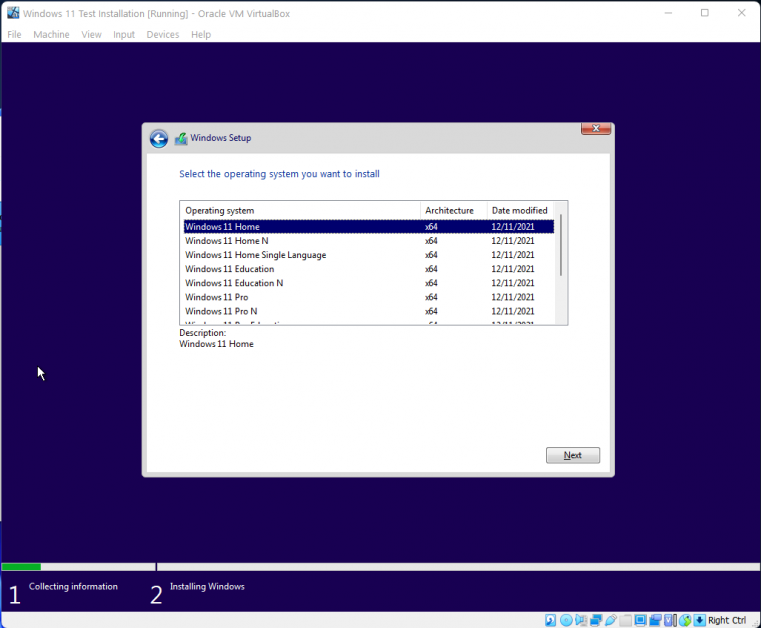How to Run Windows 11 in Virtual Box Performance windows  