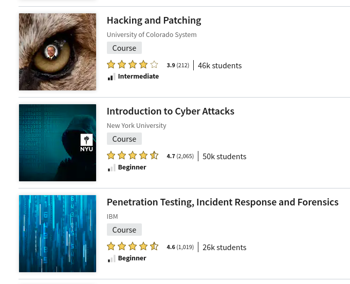 14 Ethical Hacking Courses to Become a Security Expert Career  