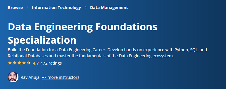 8 Online Courses To Learn The Basics of Data Engineering Career 