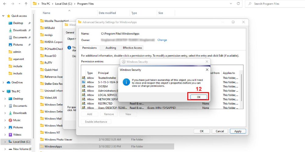 How to Access the Hidden WindowsApps Folder on Windows 11/10 Performance windows 