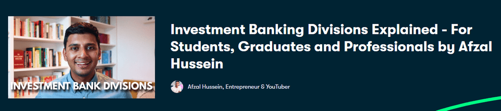 9 Online Courses To Learn The Basics of Investment Banking Career Finance 