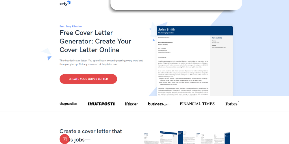 13 Best Cover Letter Creators for Your Next Job Application Career 