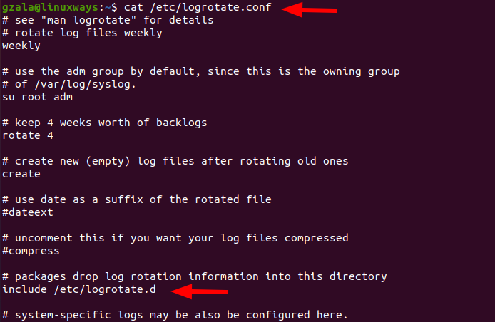 Managing logs with Logrotate on Ubuntu linux shell ubuntu 