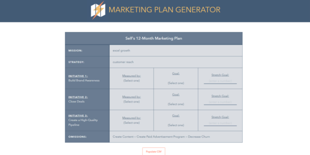 9 Marketing Plan Templates & Generator for SMEs Digital Marketing 