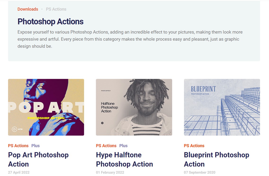 7 Platforms to Get the Best Photoshop Actions Design 
