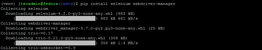 Setup Selenium with Python and Chrome on Fedora Automation Google Chrome Python selenium 