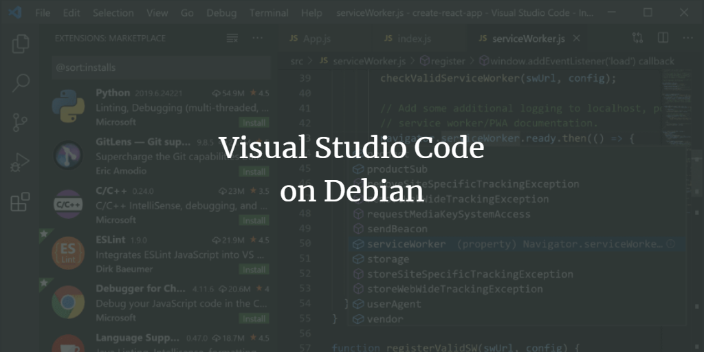 Install Visual Studio Code on Debian 11 Debian Desktop linux shell 