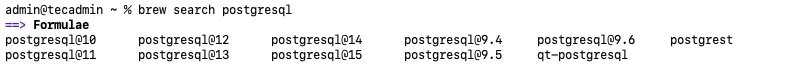 How To Install PostgreSQL on MacOS MacOS PostgreSQL 