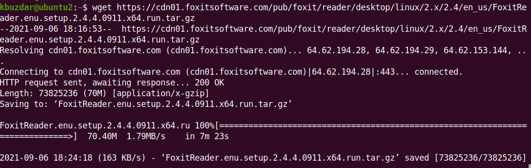 How to Install Foxit PDF Reader on Ubuntu Desktop linux ubuntu 