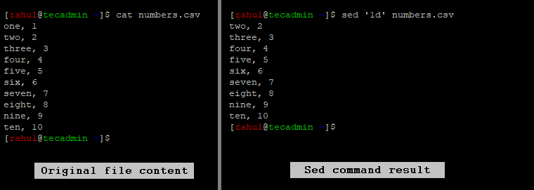 Sed Command to Delete Lines in a File command linux command Linux Commands sed 